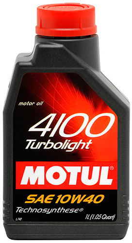 Олива моторна MOTUL 4100 Turbolight 10W-40 1 л (102774)